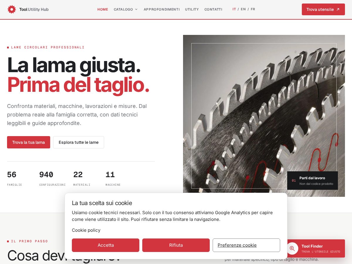 Landing-page snapshot of toolutilityhub.com