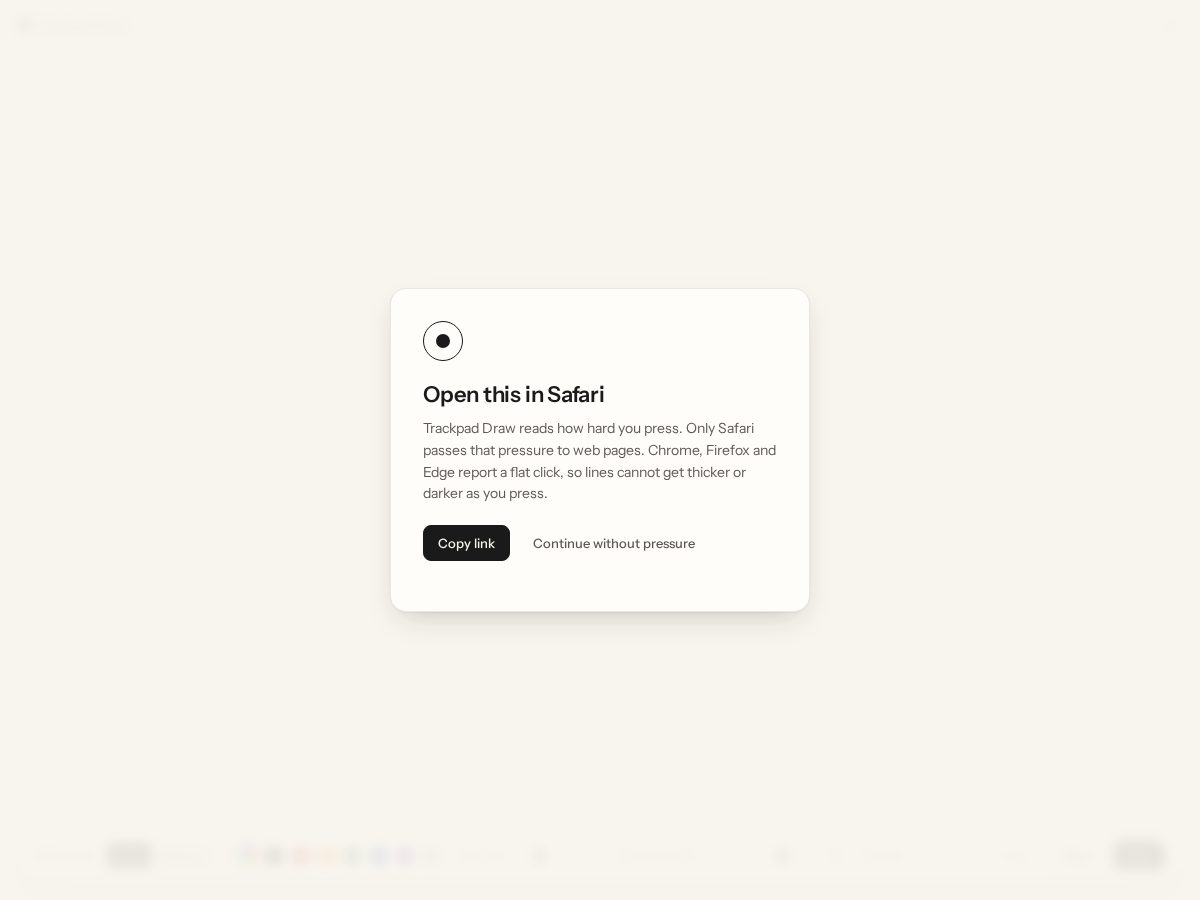 Landing-page snapshot of trackpaddraw.com