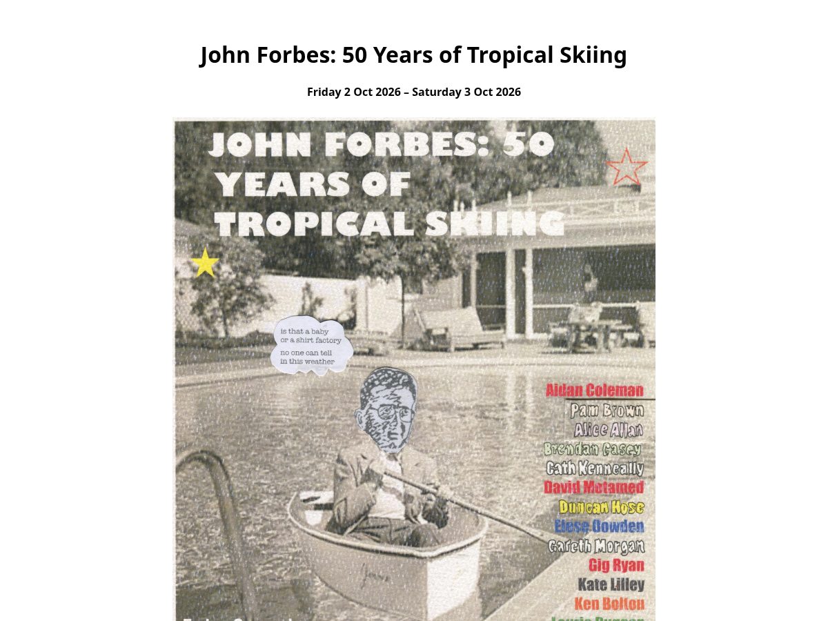 Landing-page snapshot of tropicalskiing.site
