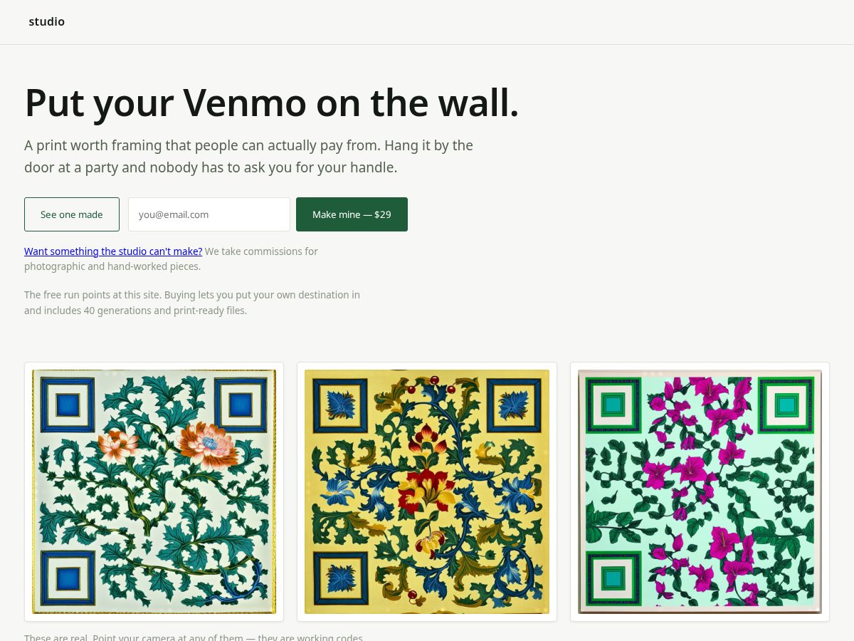 Landing-page snapshot of blockprint.tech