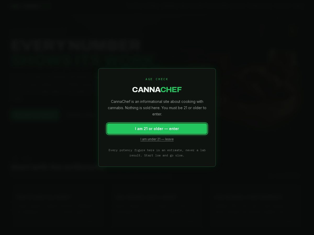 Landing-page snapshot of cannachef.app