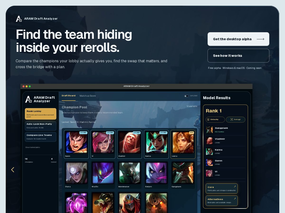 Landing-page snapshot of draftaram.com