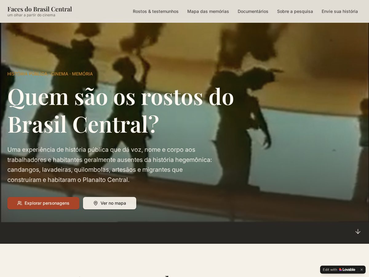 Landing-page snapshot of facesdobrasilcentral.com