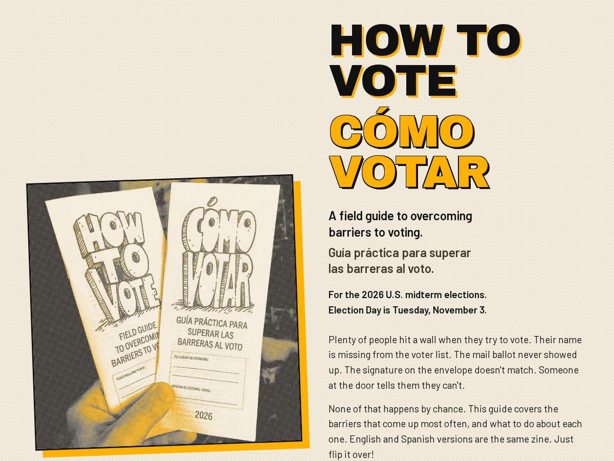 Landing-page snapshot of howtovote.tips