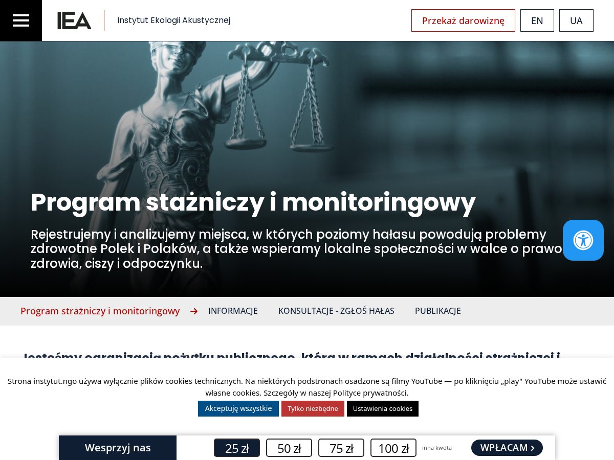 Landing-page snapshot of interwencje.net