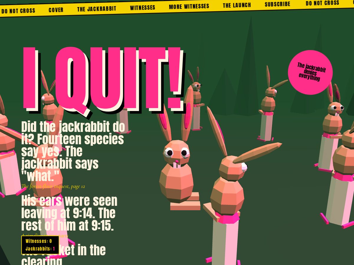 Landing-page snapshot of iquitmagazine.com