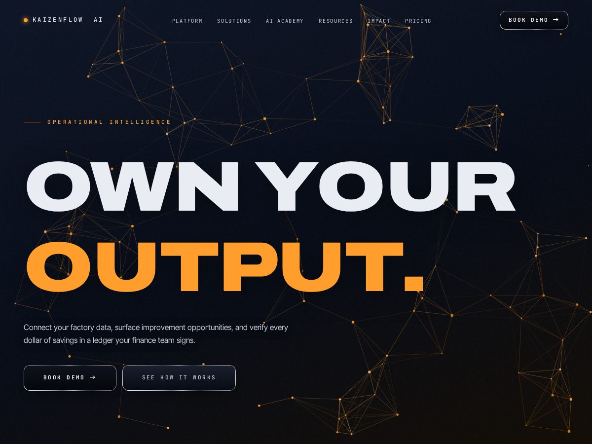 Landing-page snapshot of kaizenfl.sbs