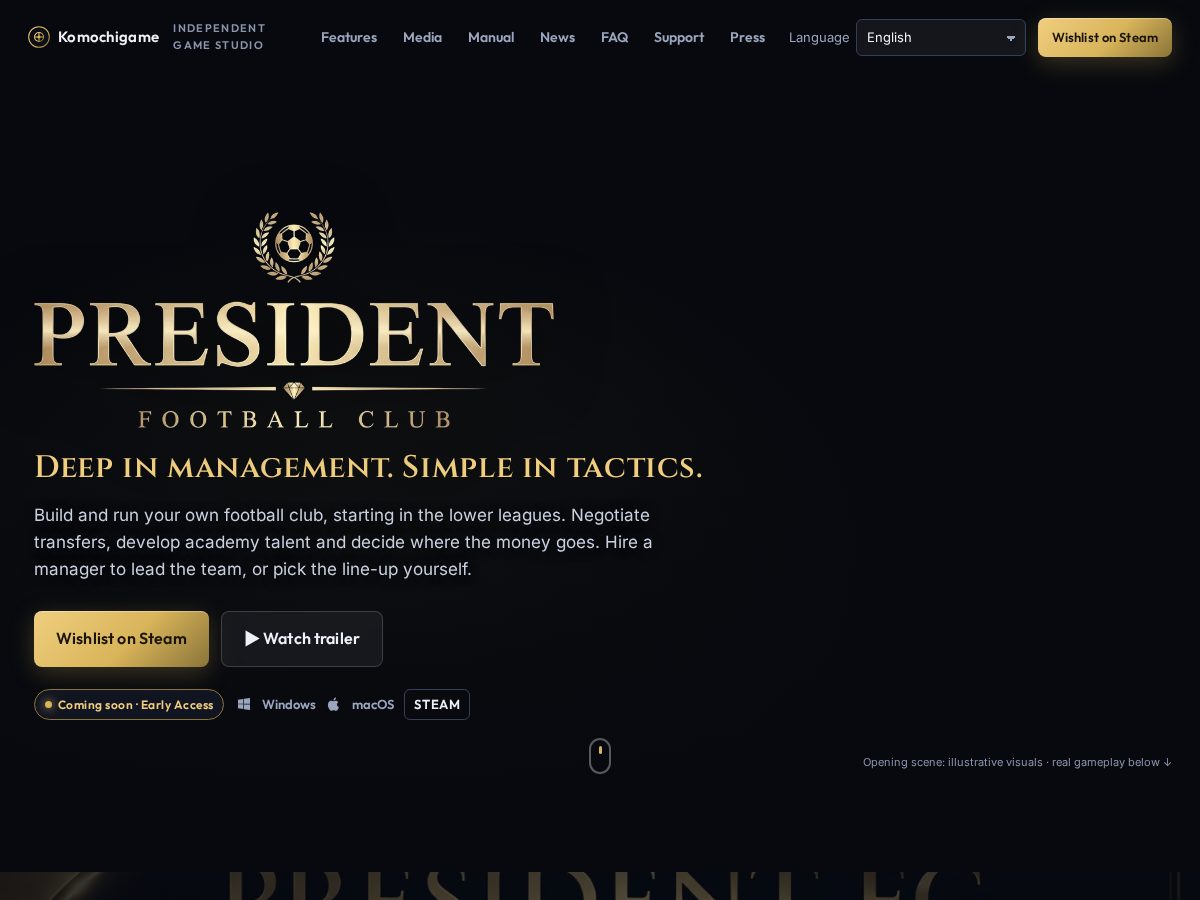 Landing-page snapshot of komochigame.com