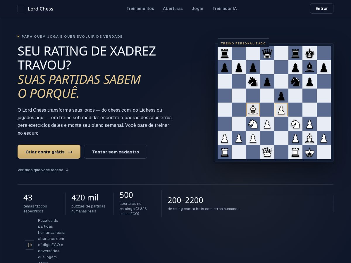 Landing-page snapshot of lordchess.com