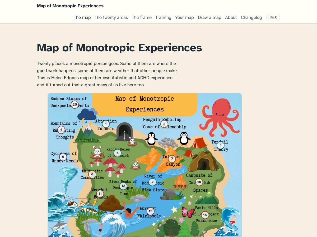 Landing-page snapshot of monotropicmap.org