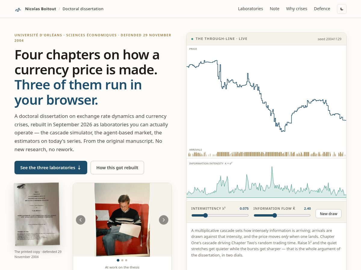 Landing-page snapshot of nicolas-boitout.phd