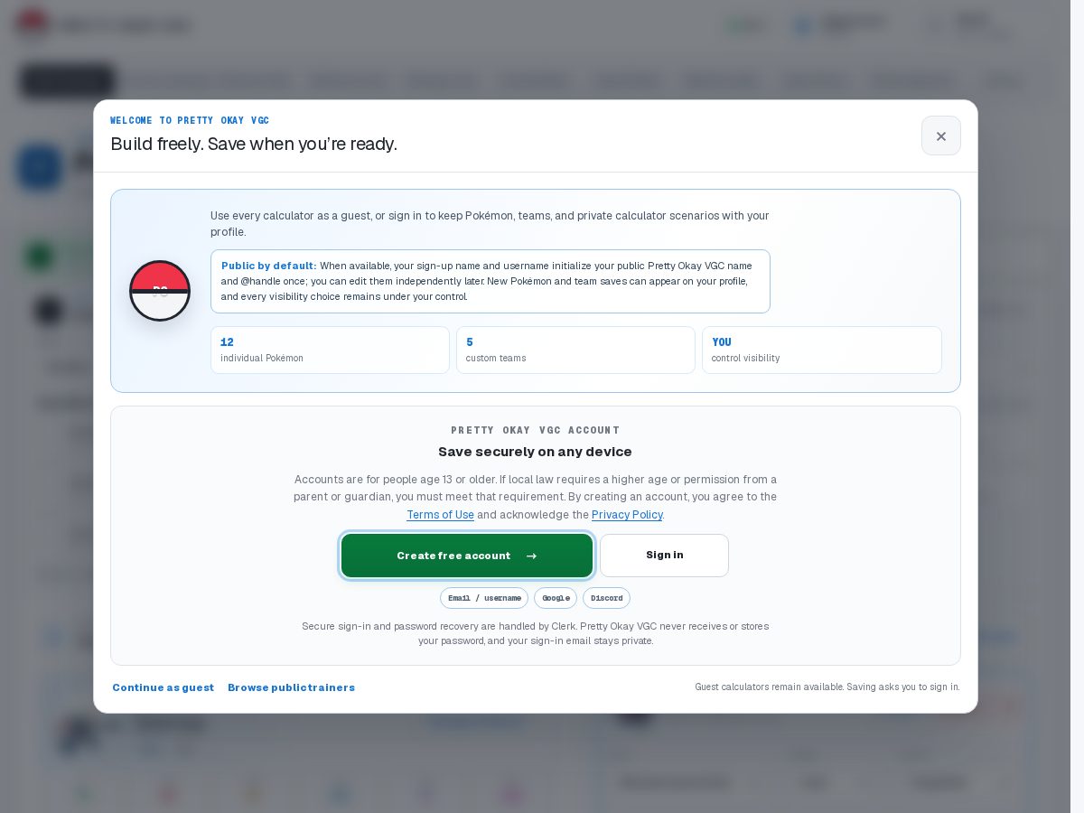 Landing-page snapshot of prettyokayvgc.com