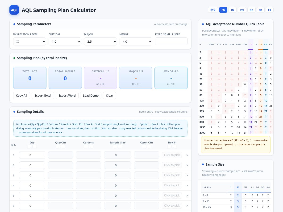 Landing-page snapshot of qctool.tech