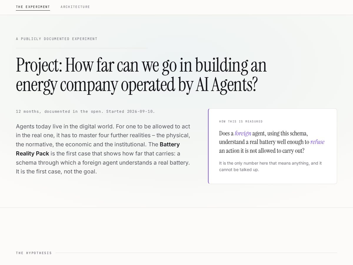 Landing-page snapshot of reality-pack.dev