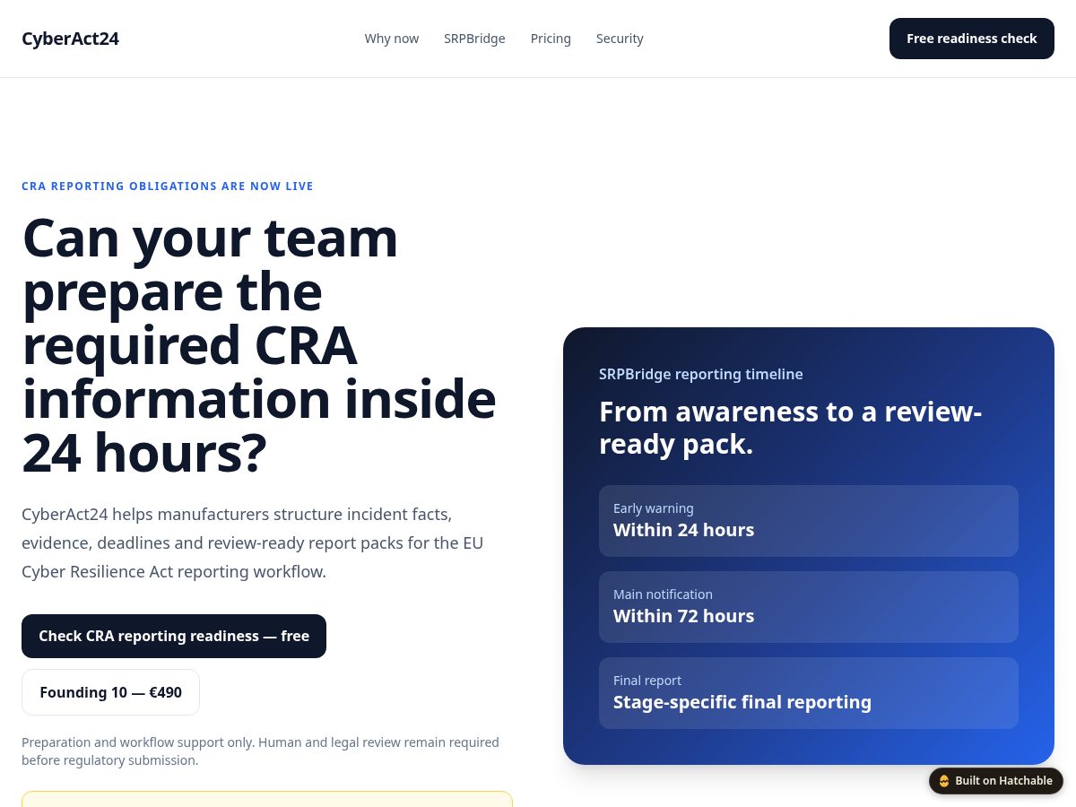 Landing-page snapshot of srpbridge.com