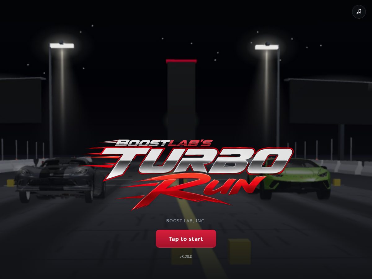 Landing-page snapshot of turborun.app