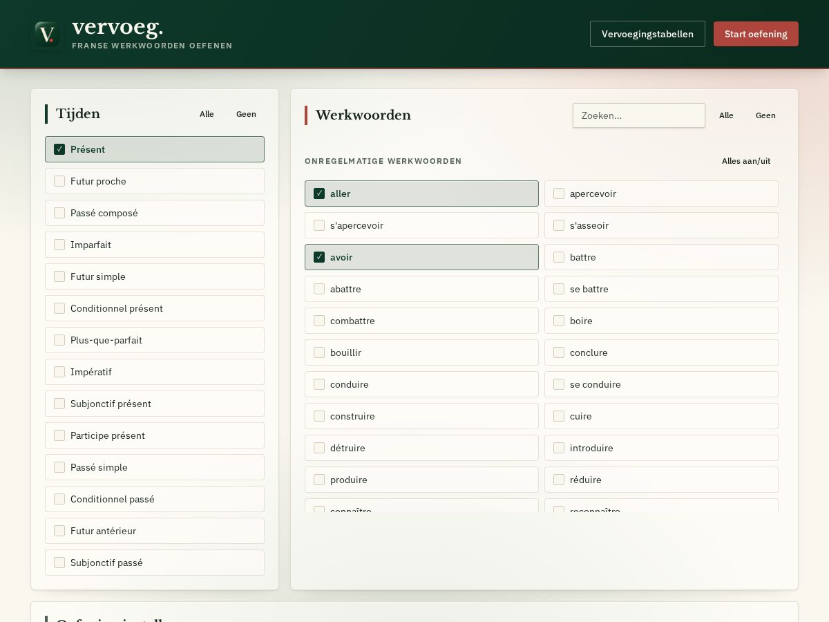 Landing-page snapshot of vervoeg.app