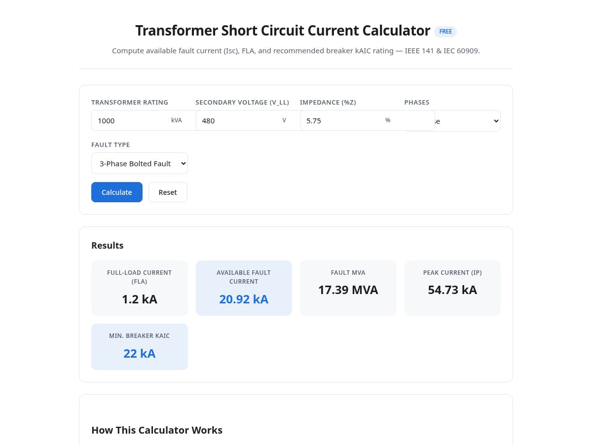 Landing-page snapshot of voltlab.work