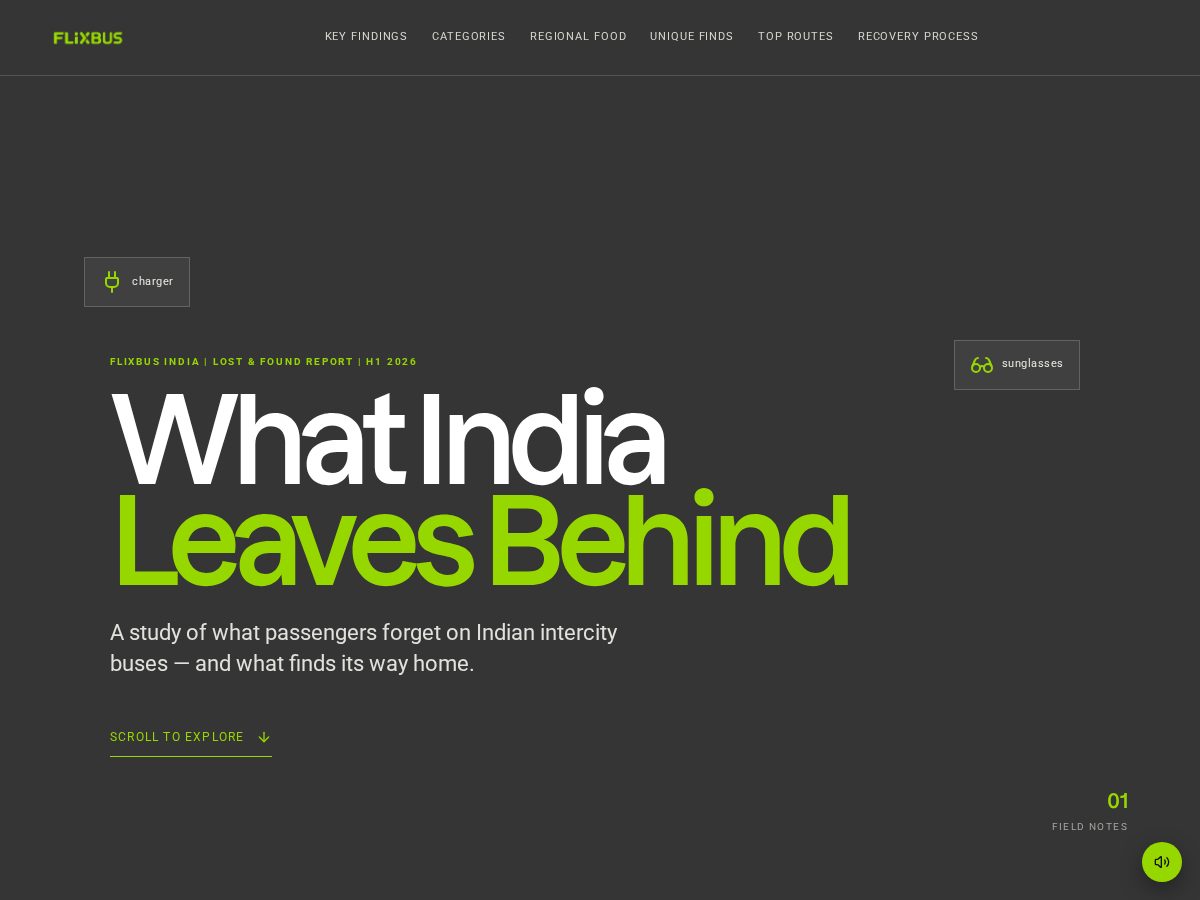 Landing-page snapshot of whatindialeavesbehind.fun