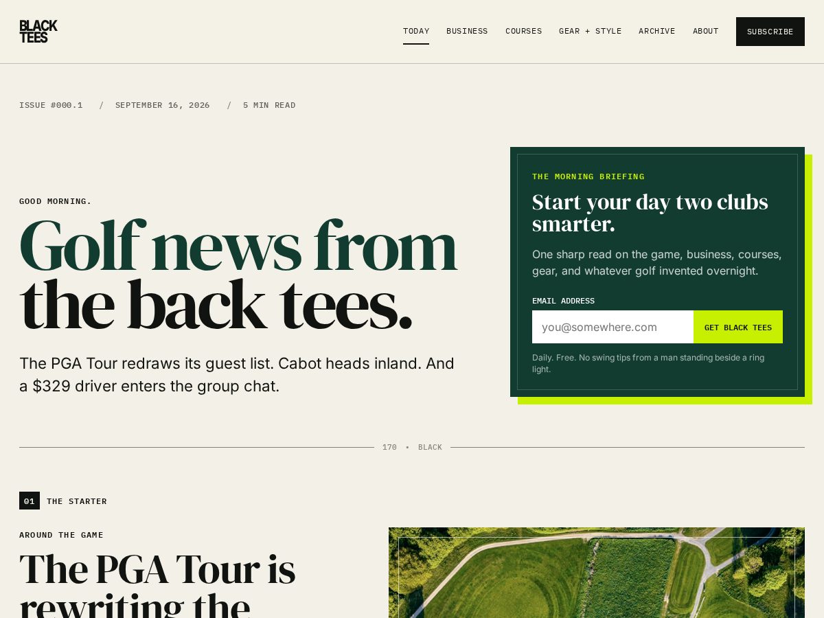 Landing-page snapshot of blackteenews.com