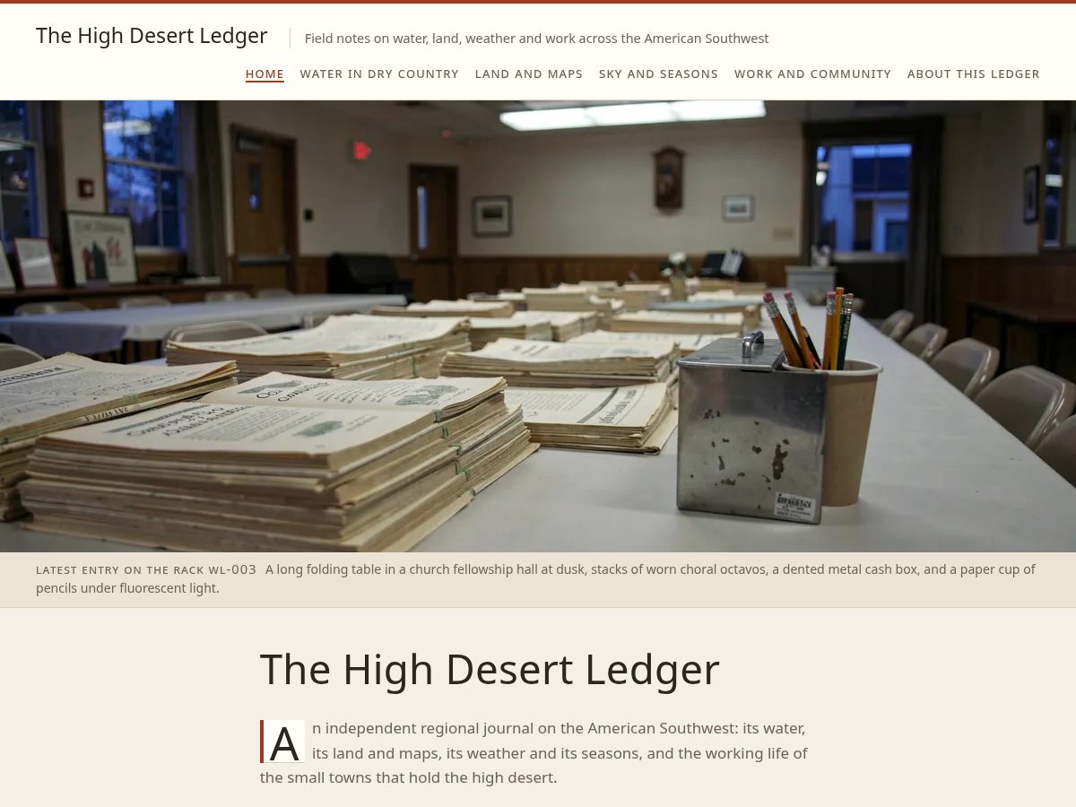 Landing-page snapshot of dillonsouthwest.org