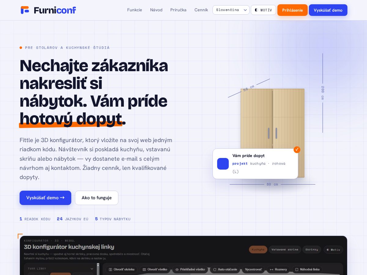 Landing-page snapshot of furniconf.com