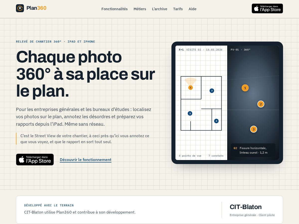 Landing-page snapshot of getplan360.com