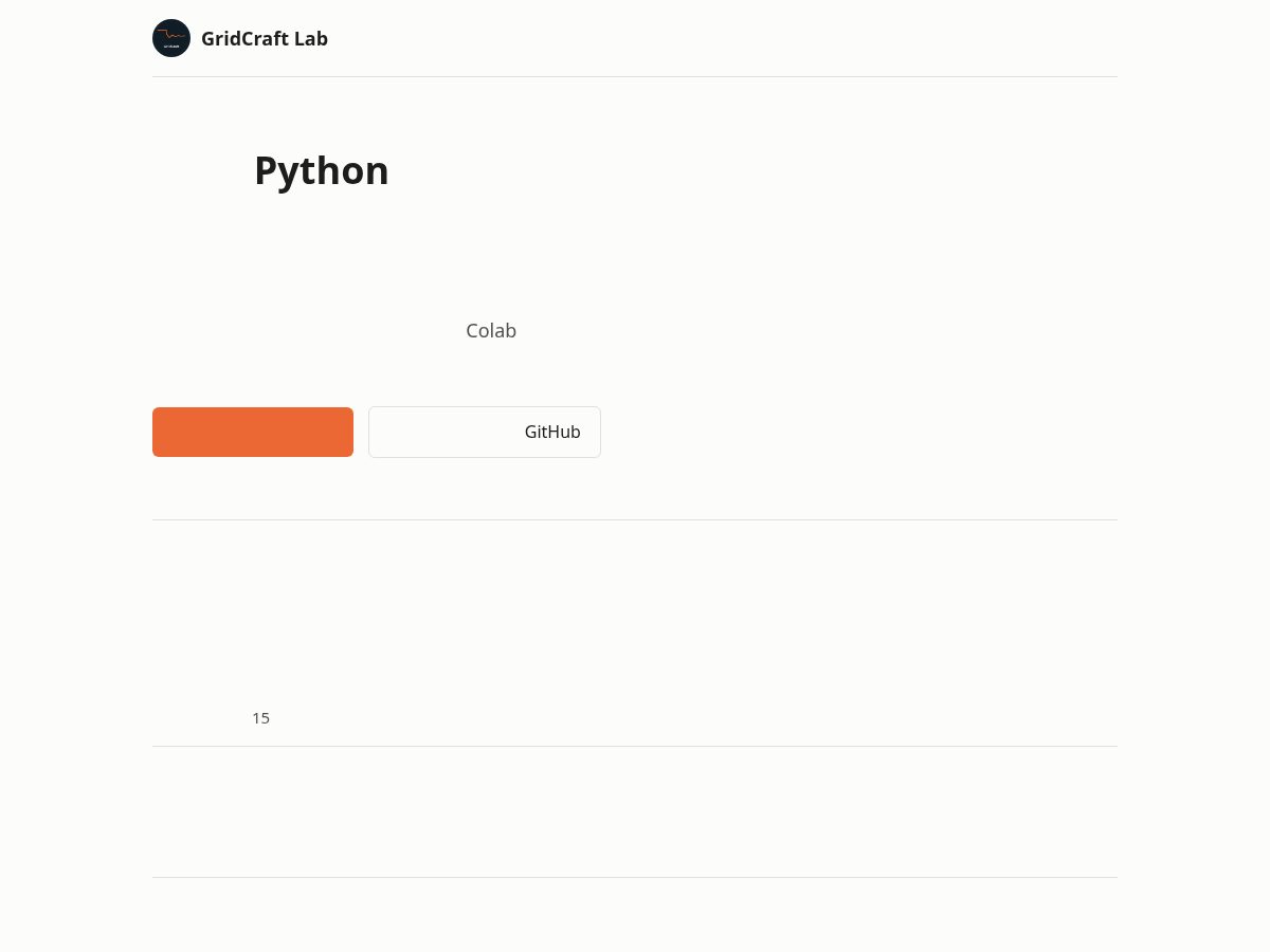 Landing-page snapshot of gridcraftlab.com