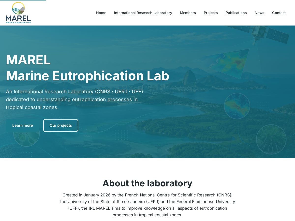 Landing-page snapshot of irlmarel.org