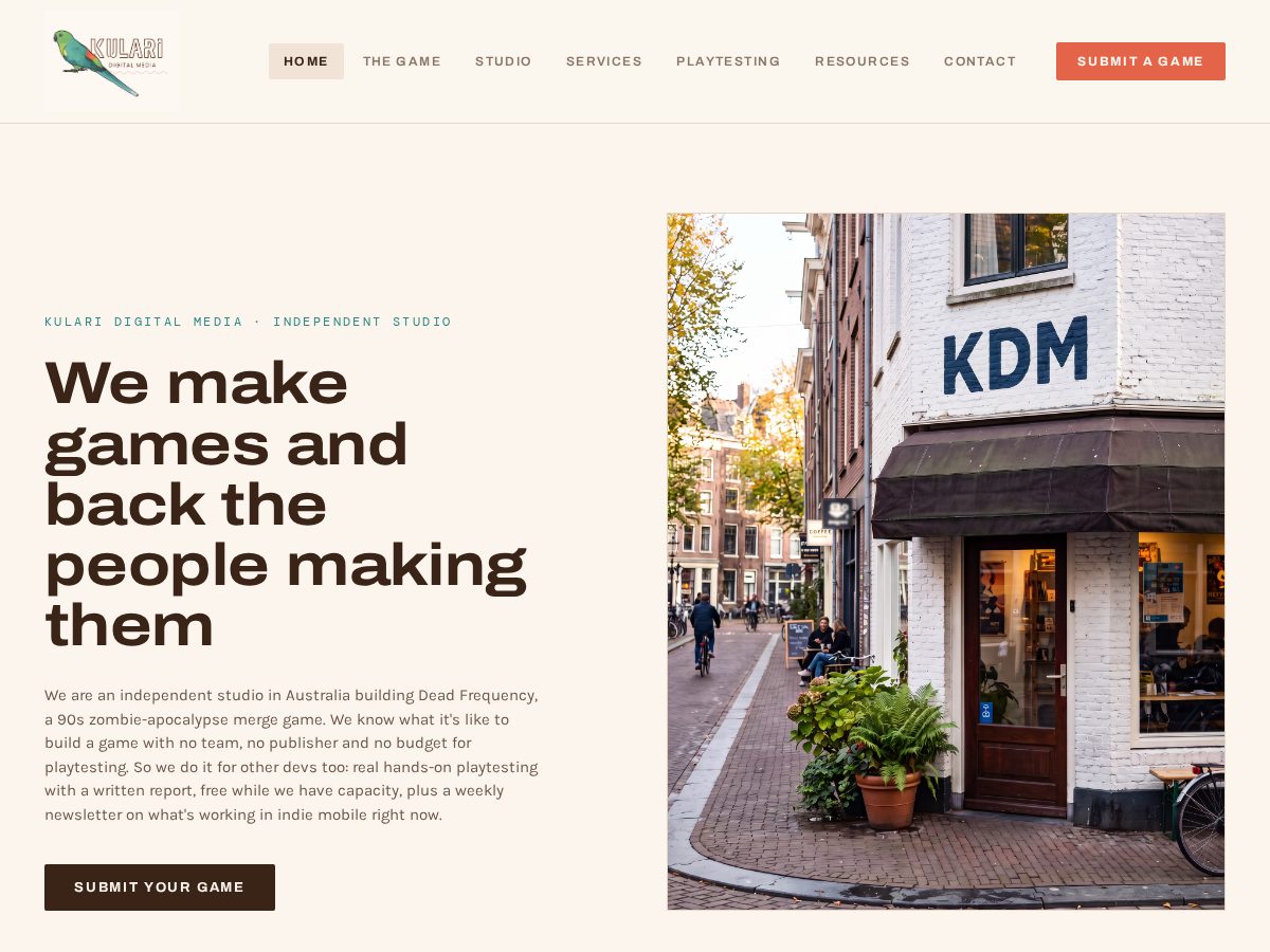 Landing-page snapshot of kularidigitalmedia.online