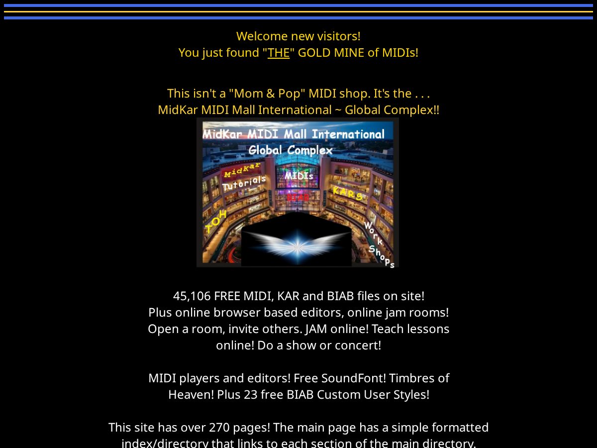 Landing-page snapshot of midkarmidimall.com