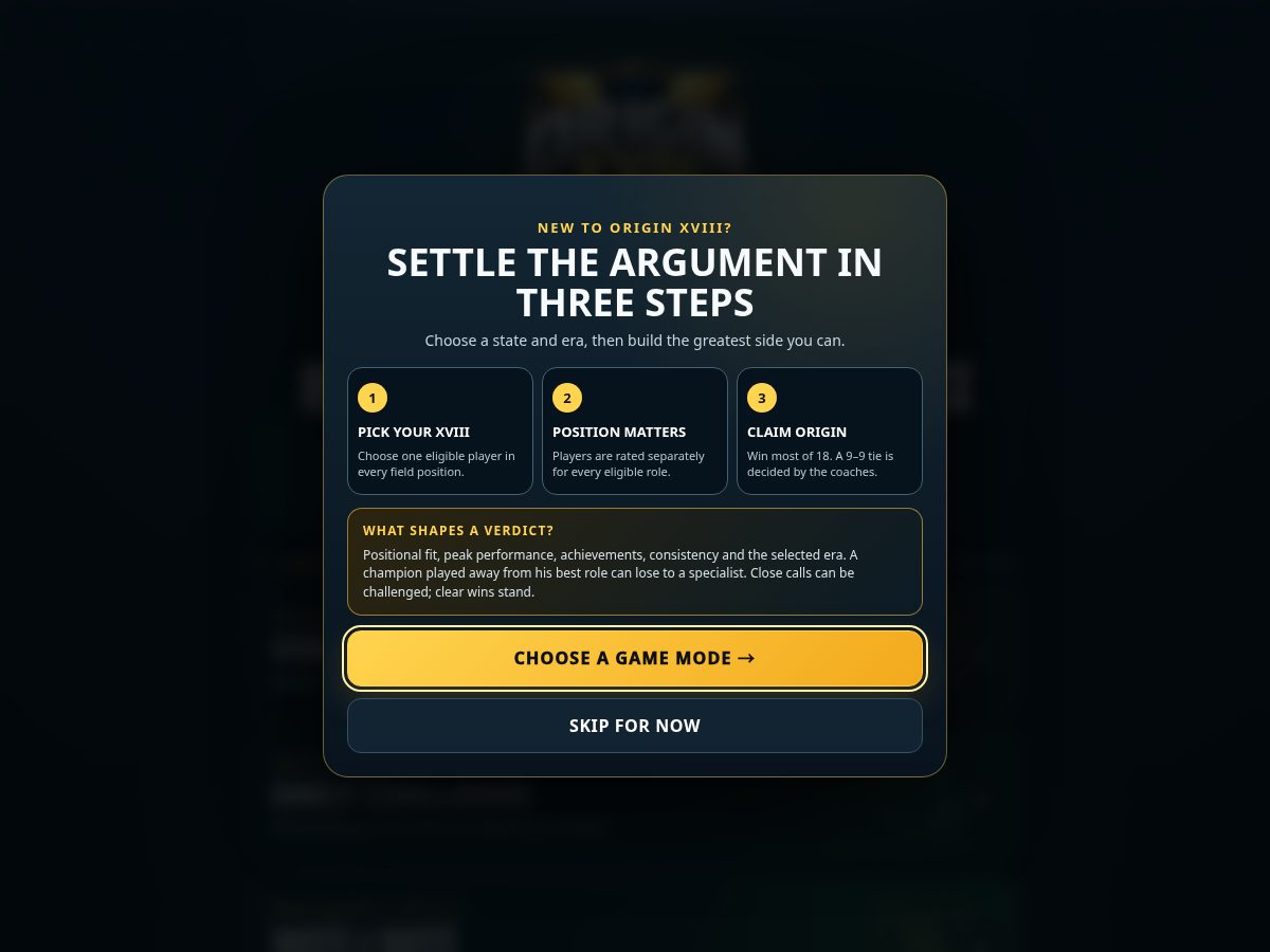 Landing-page snapshot of origin18.online