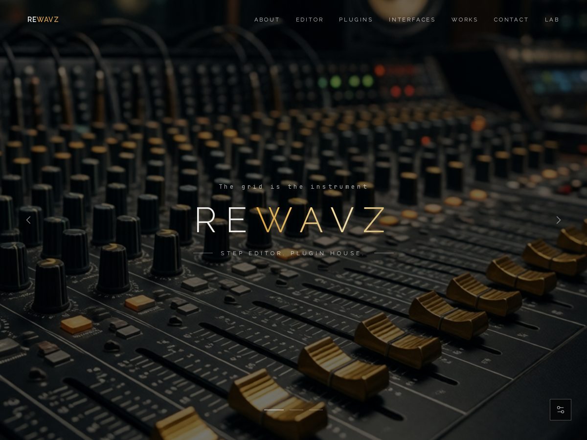 Landing-page snapshot of rewavz.com