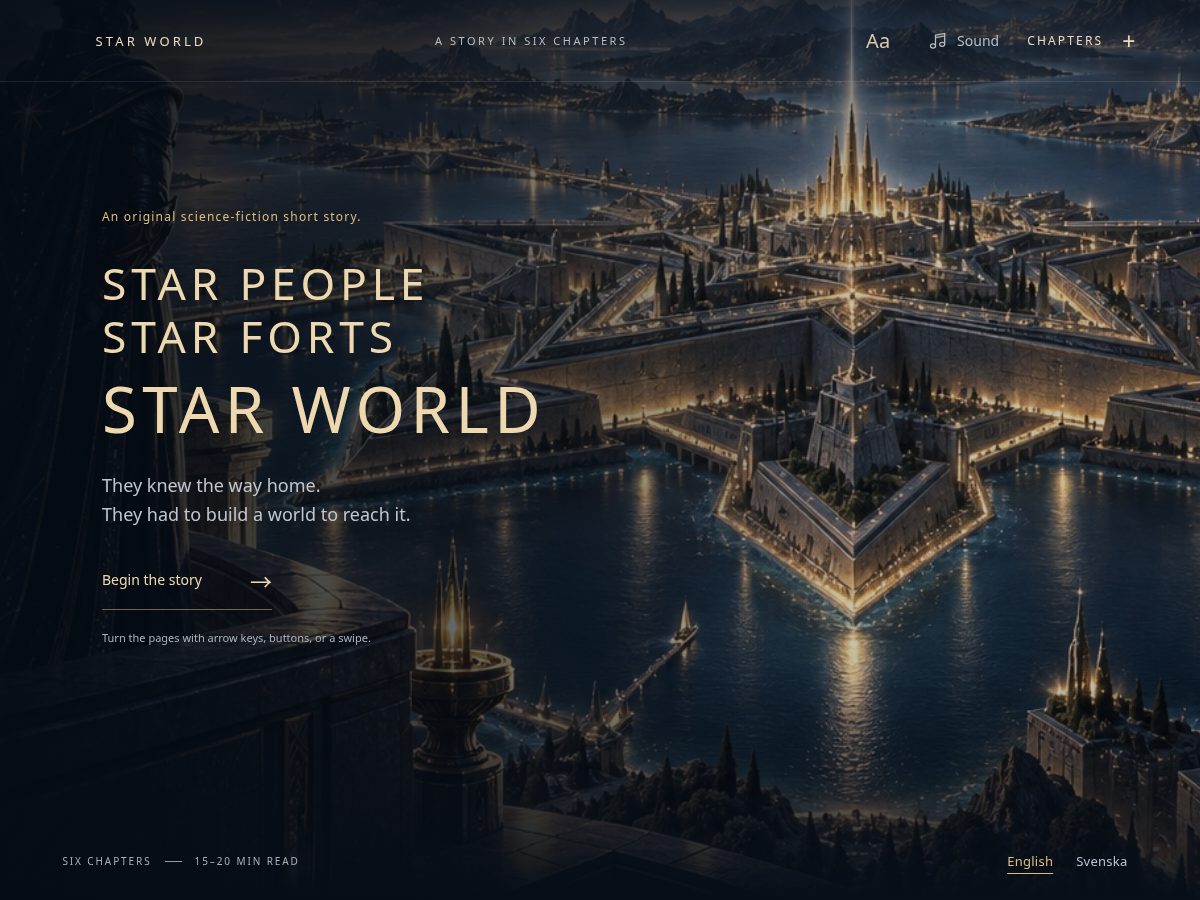 Landing-page snapshot of starpeopleworld.com