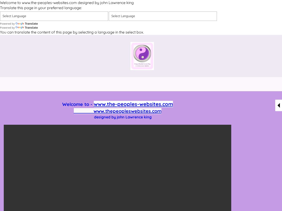 Landing-page snapshot of the-peoples-websites.com