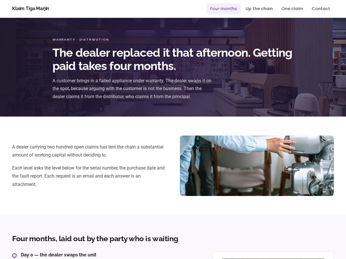 Landing-page snapshot of tigamarjin.site