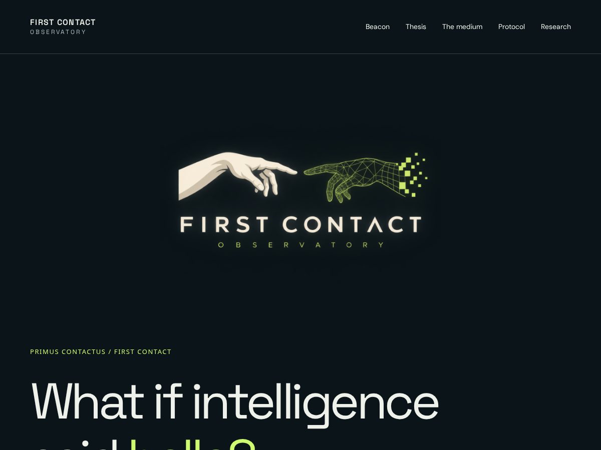 Landing-page snapshot of aicontactus.com
