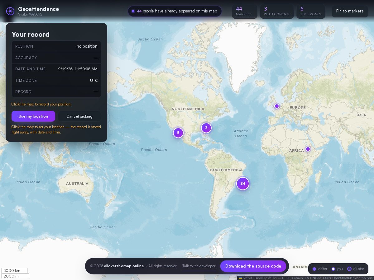 Landing-page snapshot of alloverthemap.online