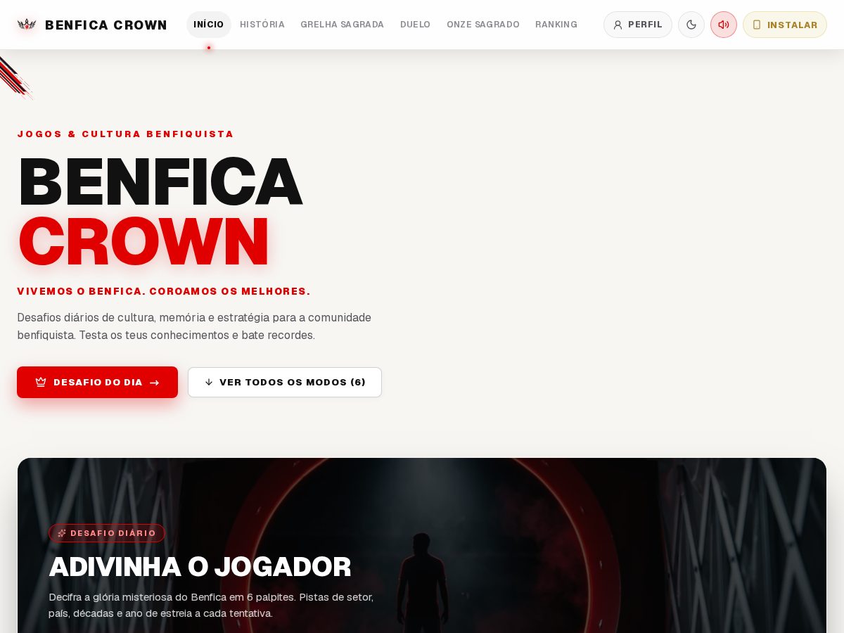 Landing-page snapshot of benficacrown.com