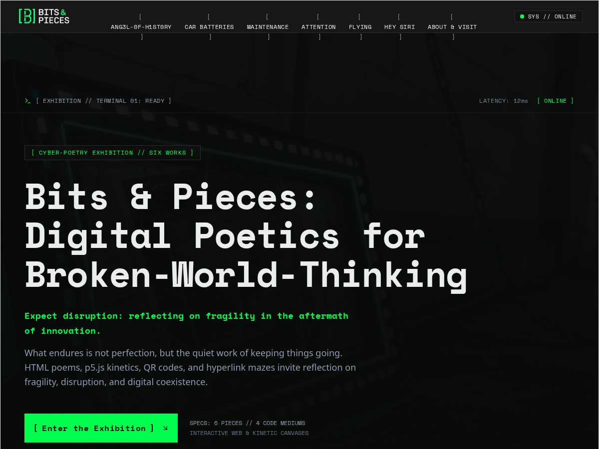 Landing-page snapshot of bitspiece.com