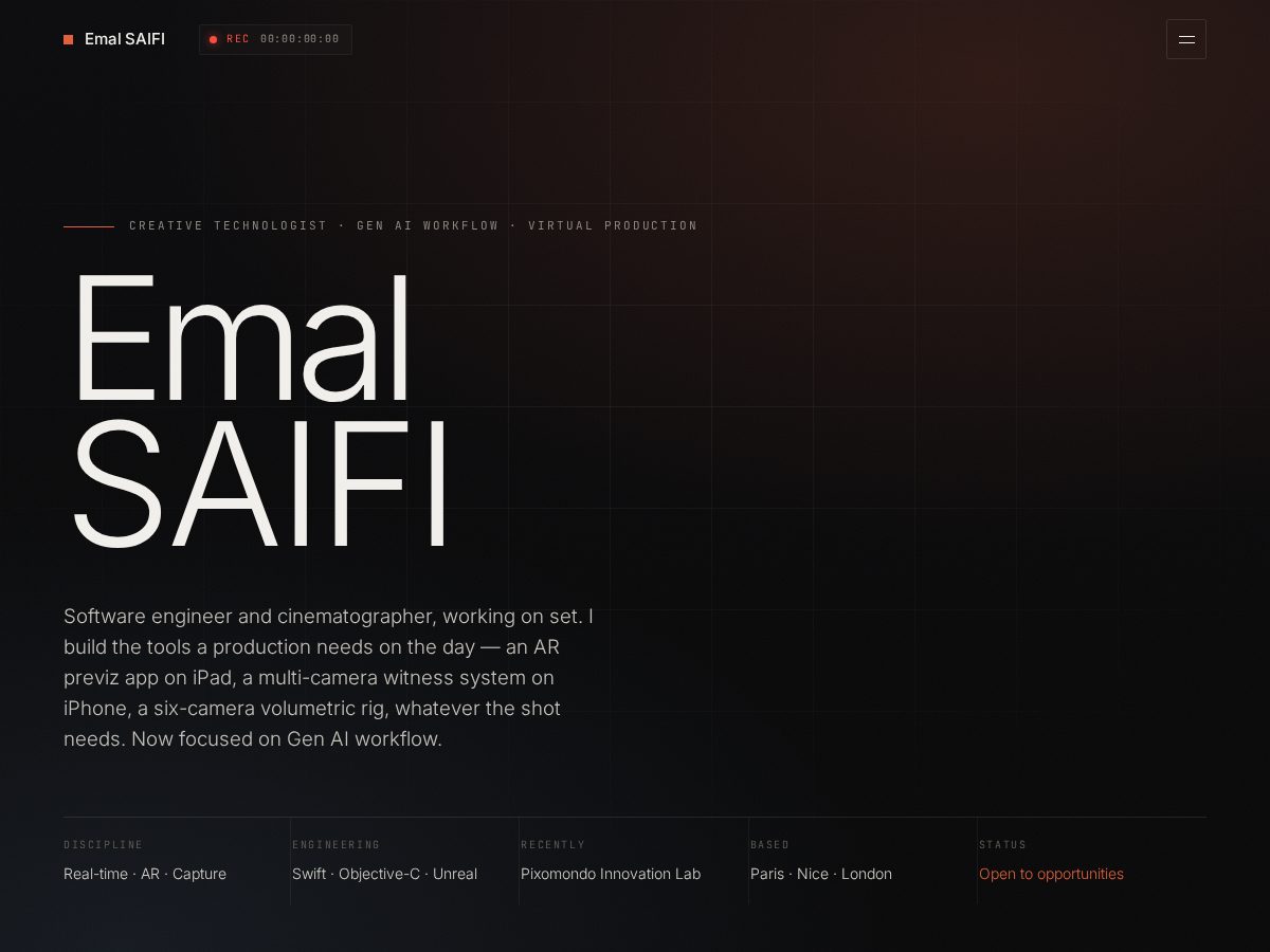 Landing-page snapshot of emalsaifi.com
