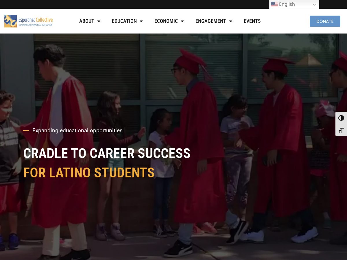 Landing-page snapshot of esperanzacollective.org
