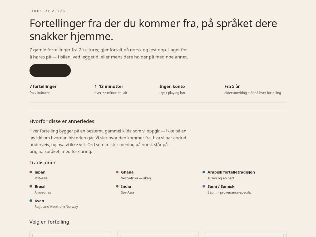 Landing-page snapshot of firesideatlas.com