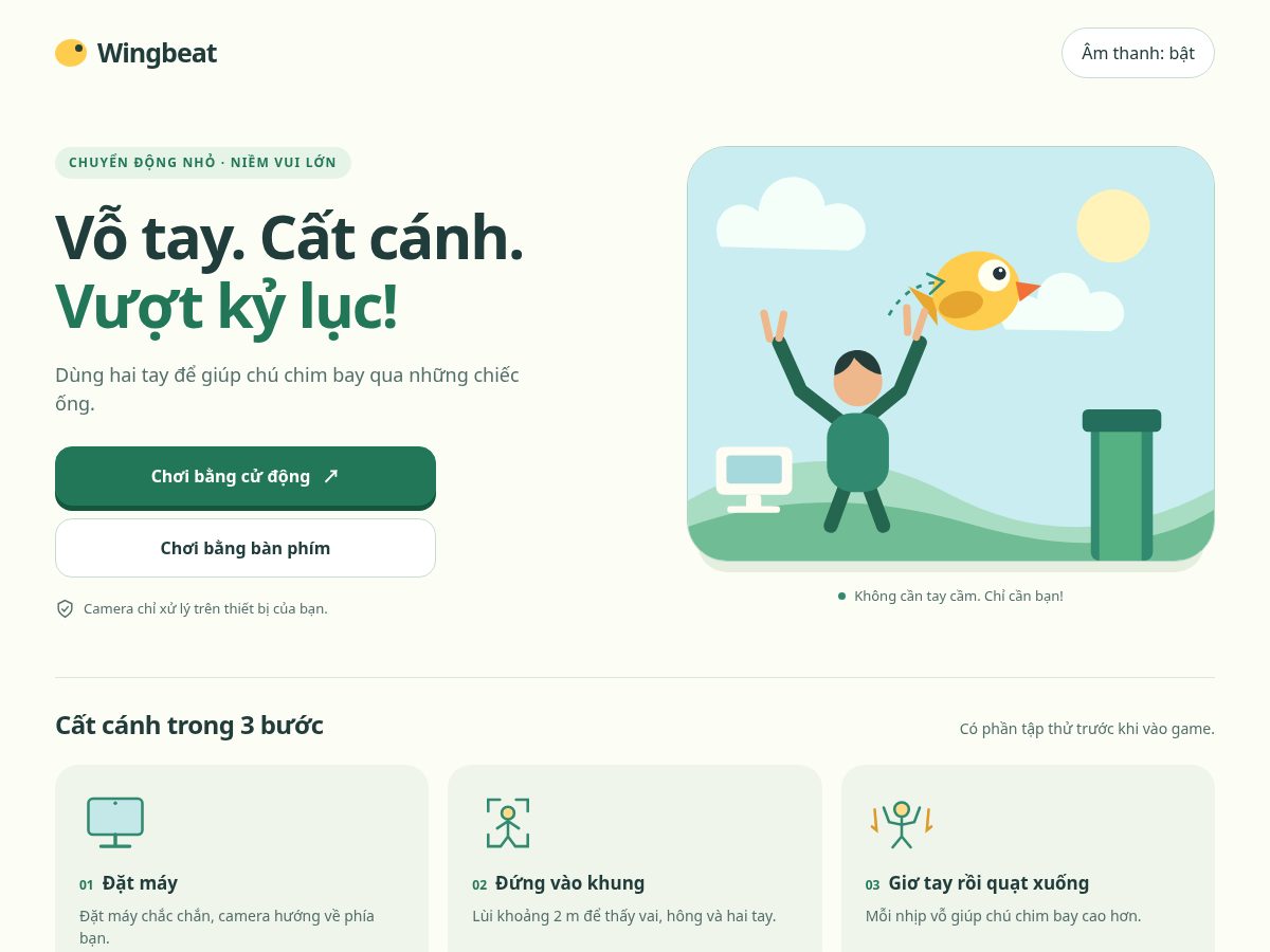 Landing-page snapshot of motiongame.fun