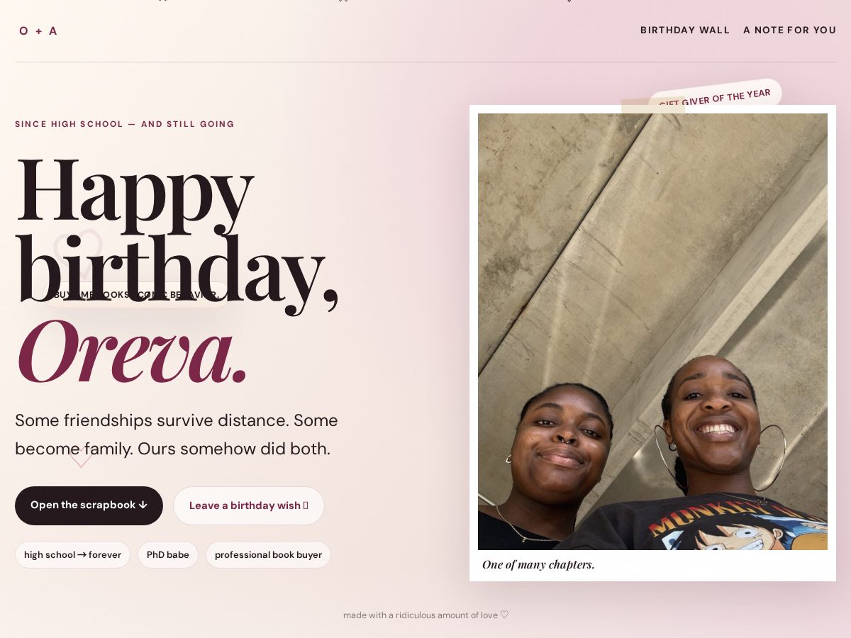 Landing-page snapshot of oreva.world