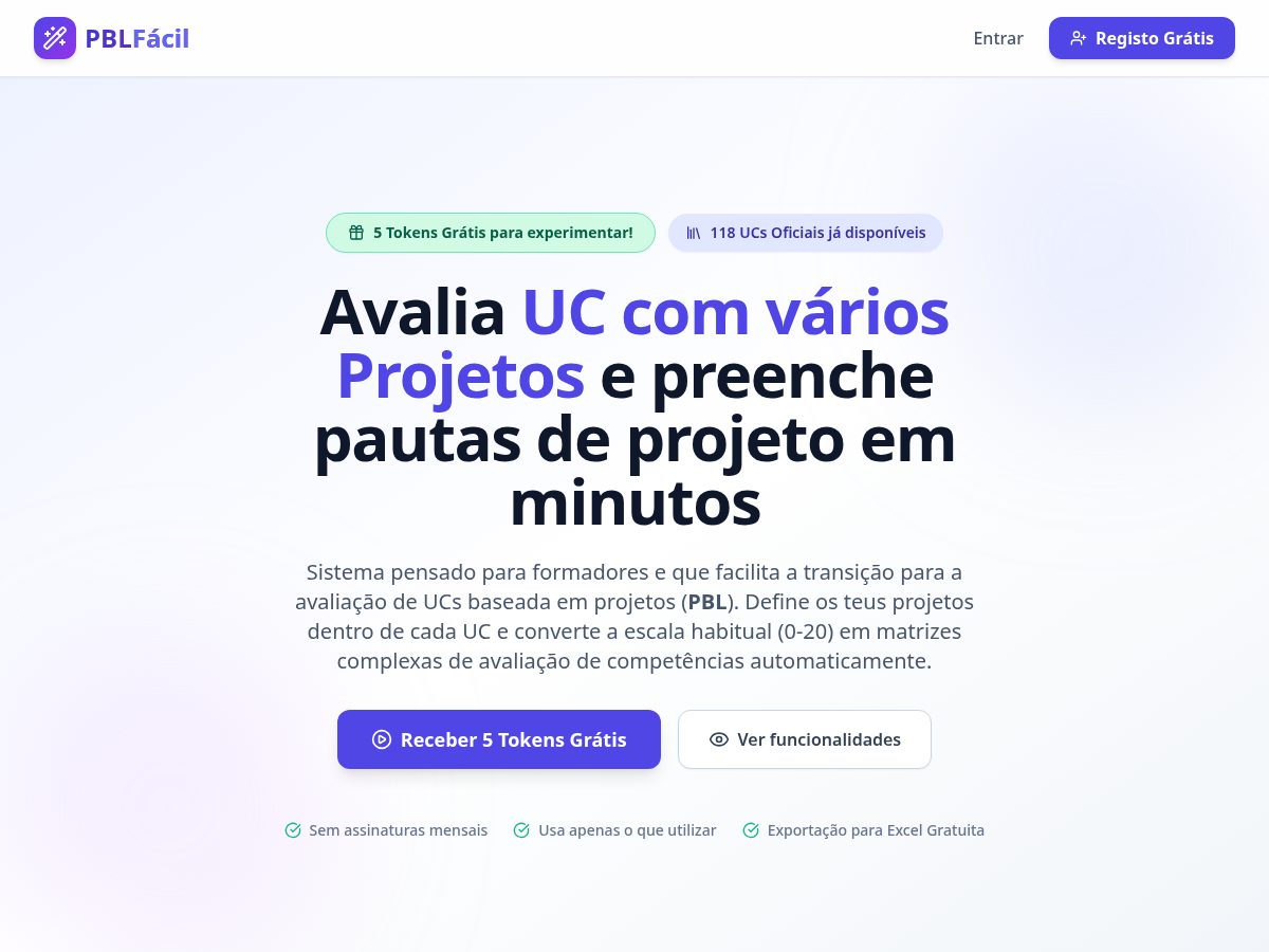 Landing-page snapshot of pblfacil.com