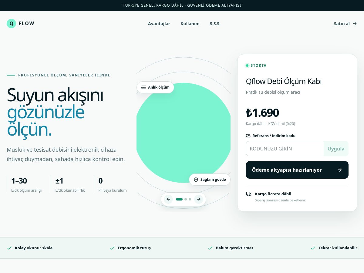 Landing-page snapshot of qflowlab.com