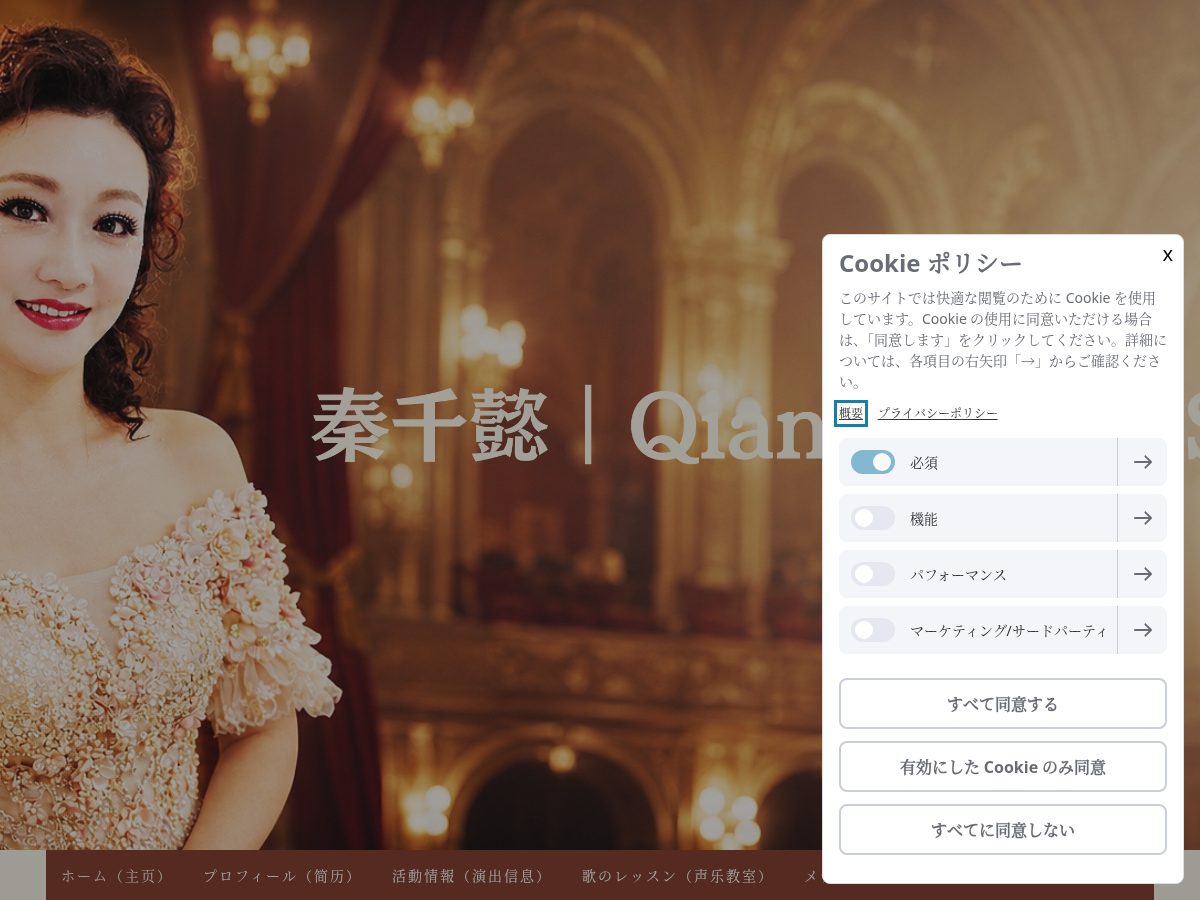 Landing-page snapshot of qinqianyi.com