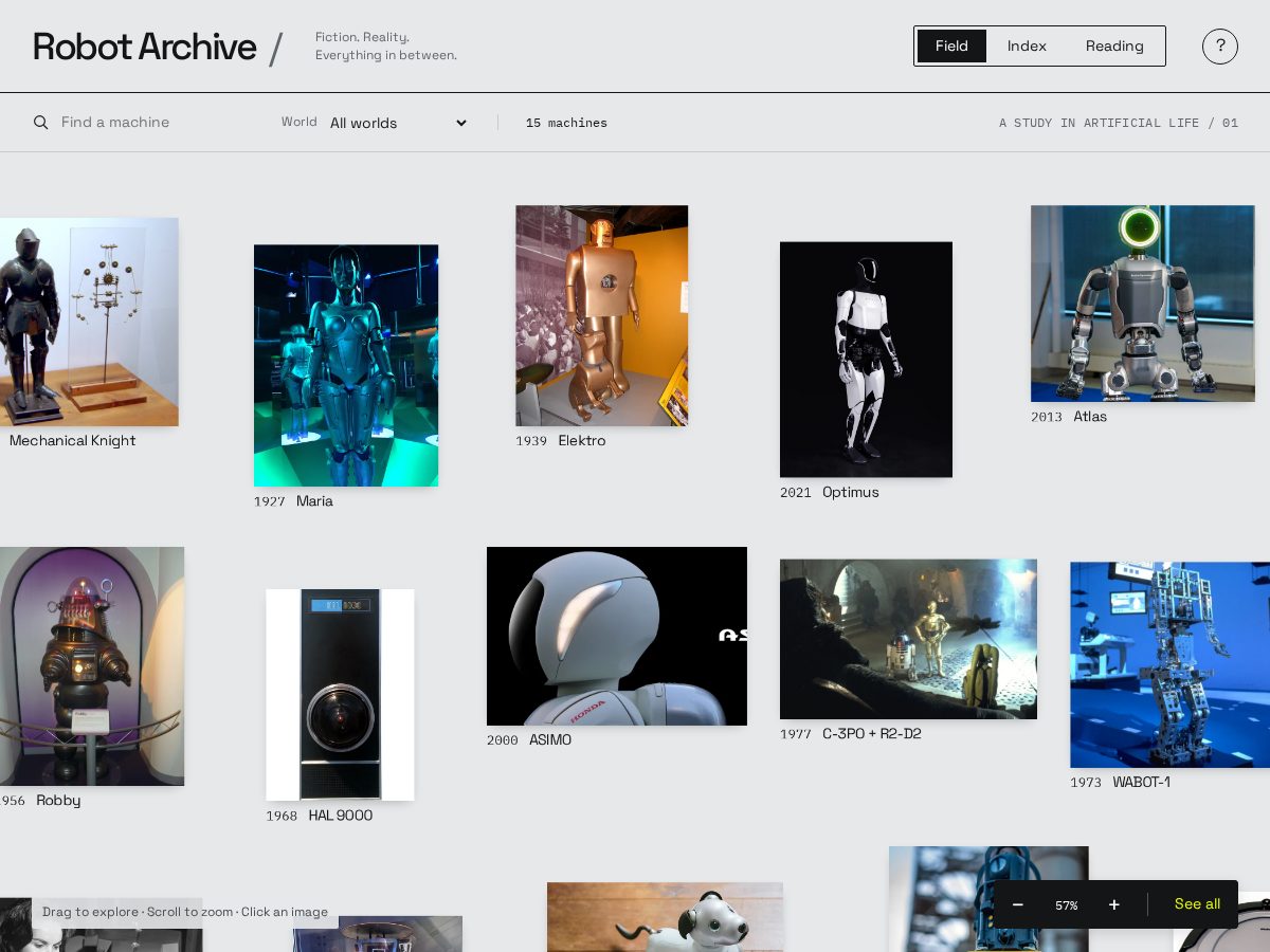 Landing-page snapshot of robotindex.wtf