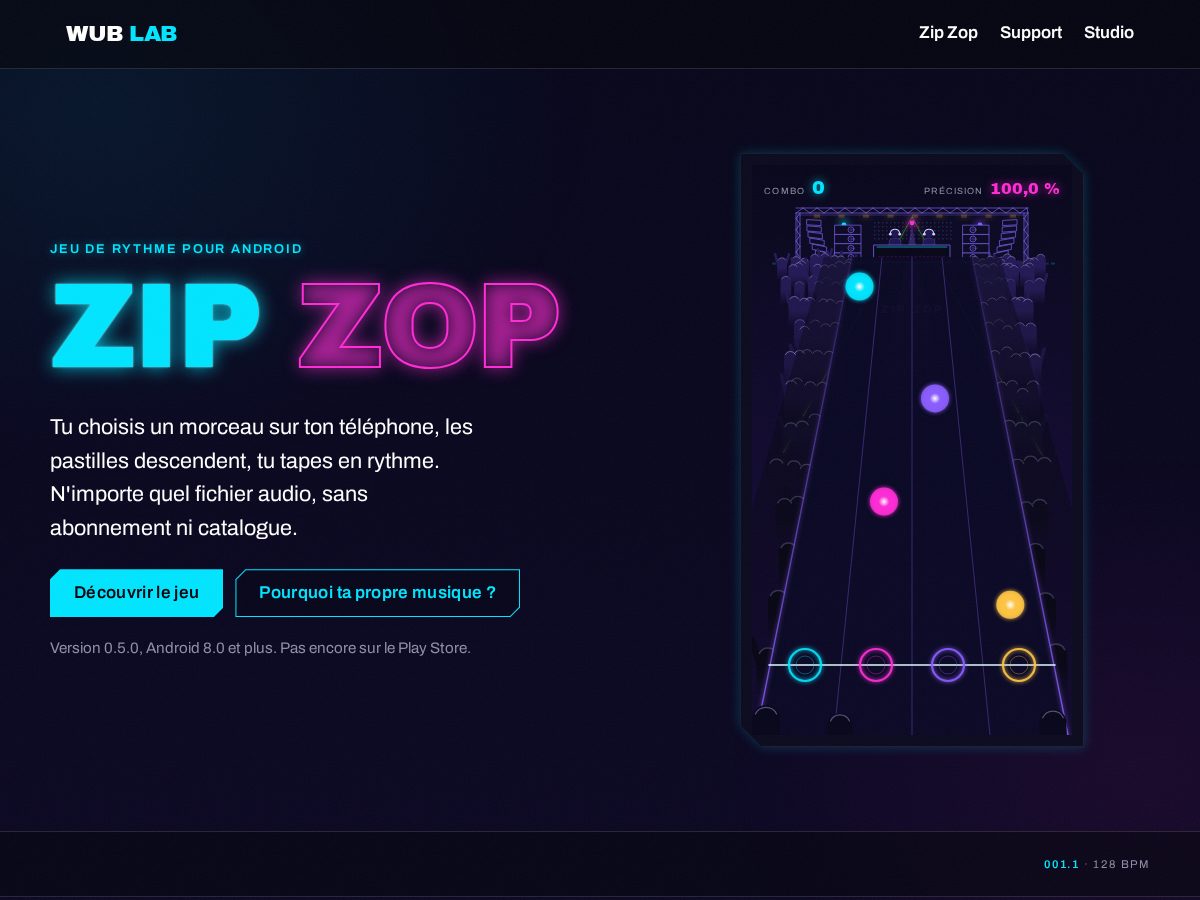 Landing-page snapshot of wub-lab.com